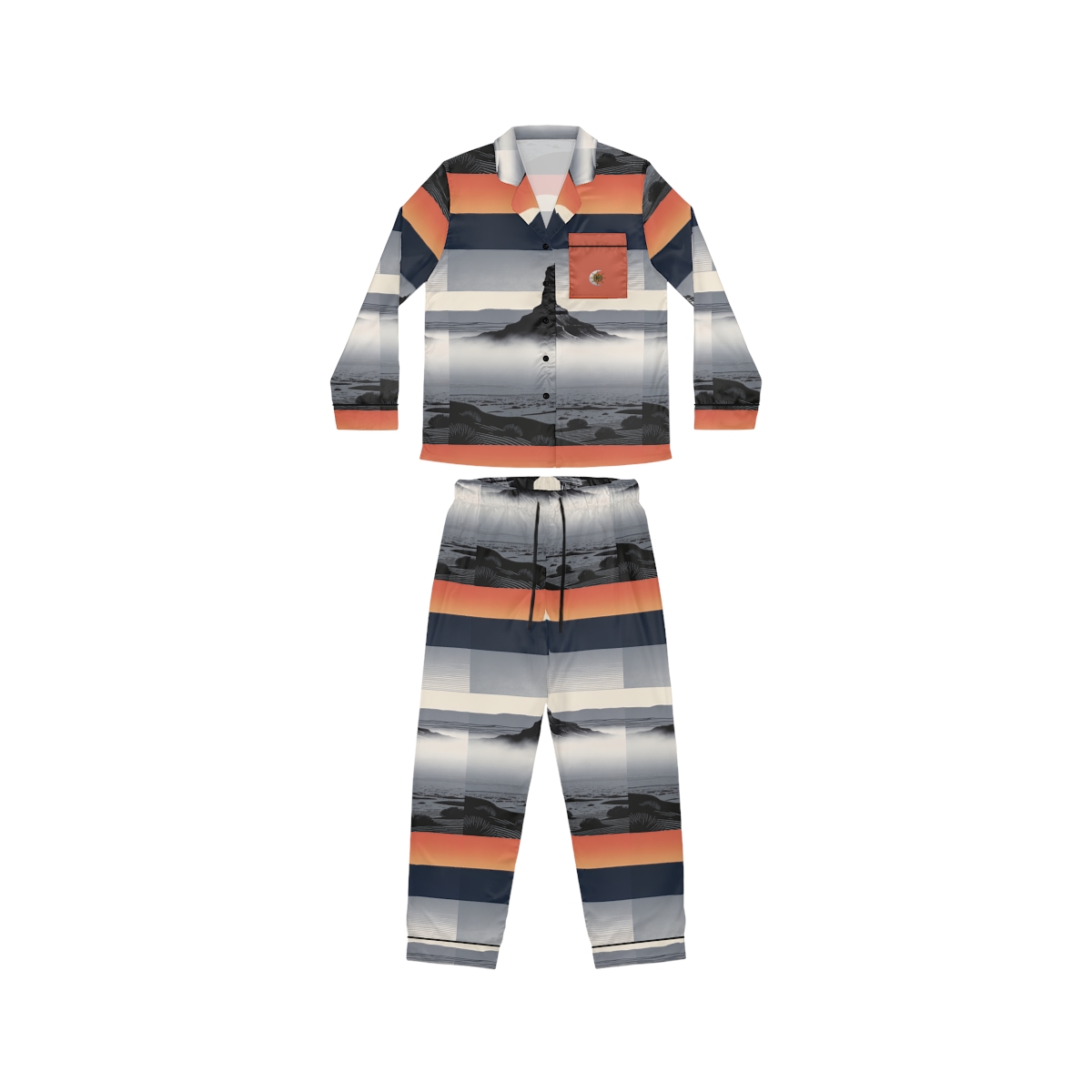 HD Desert Afterglow Women’s Satin Pajama Set