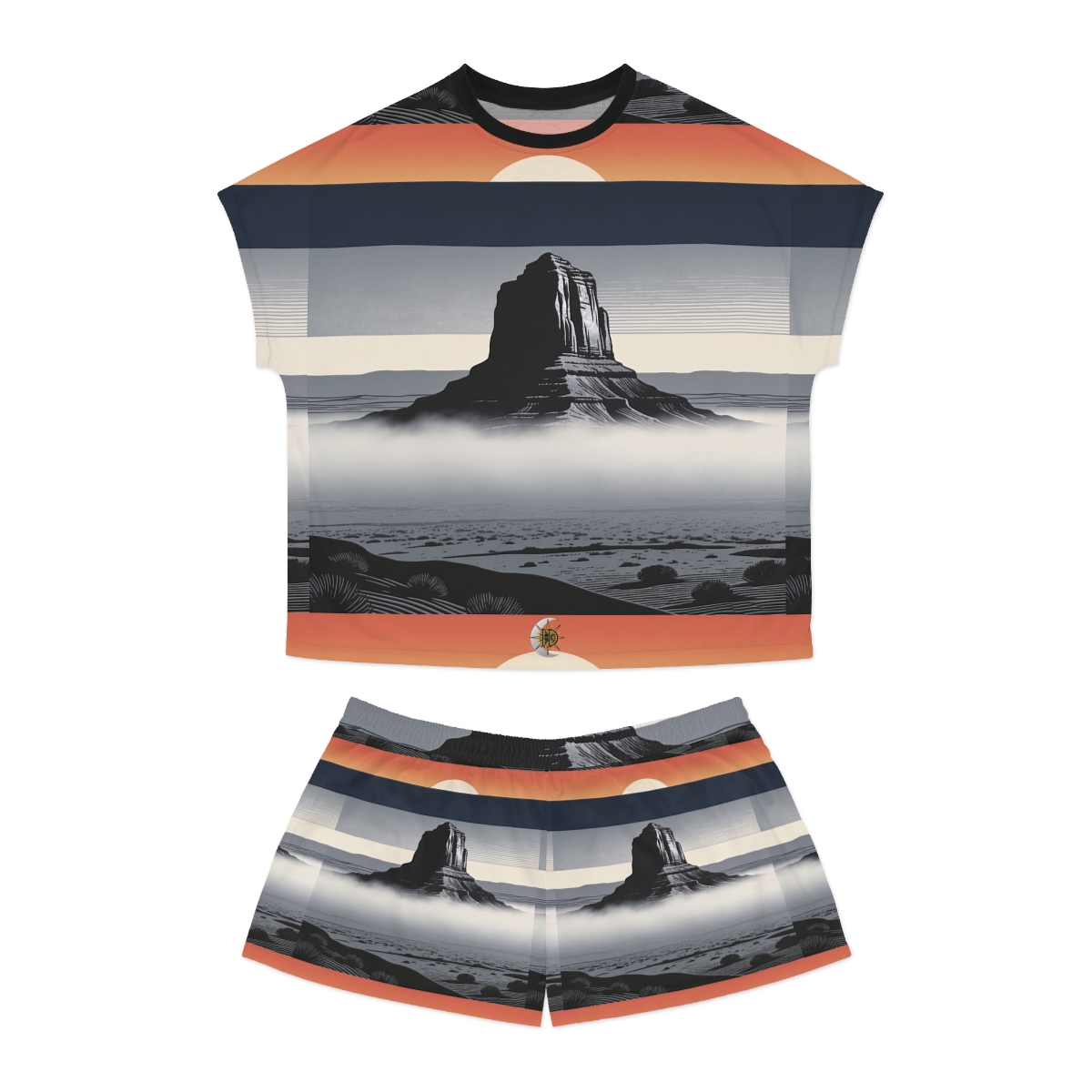 HD Desert Afterglow Women’s Short Pajama Set