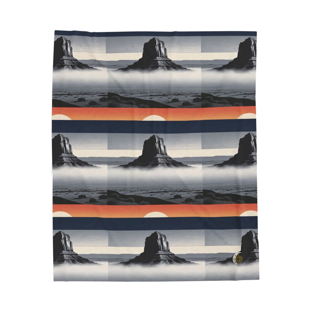 HD Desert Afterglow Velveteen Plush Blanket — additional view