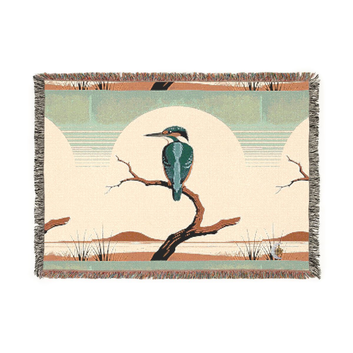 HD Stillwater Kingfisher 100% Cotton Woven Blanket