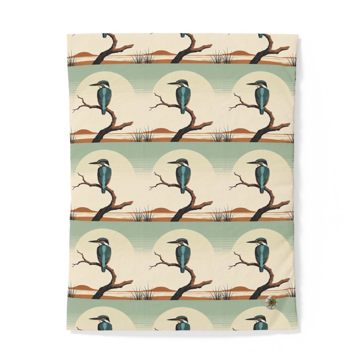 HD Stillwater Kingfisher 100% Cotton Duvet Cover