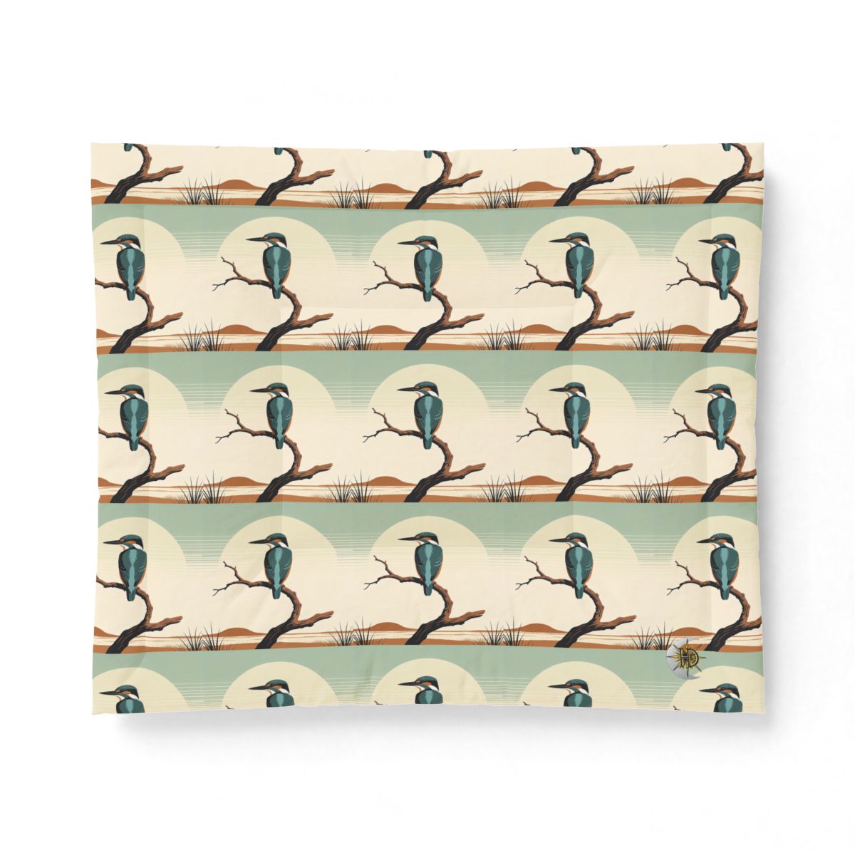 HD Stillwater Kingfisher Cotton-Shell Comforter