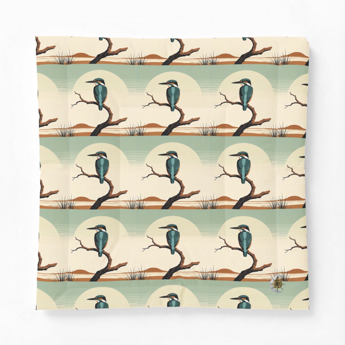 HD Stillwater Kingfisher Cotton-Shell Comforter — additional view