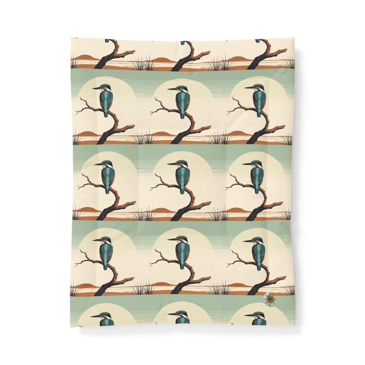 HD Stillwater Kingfisher Cotton-Shell Comforter — additional view