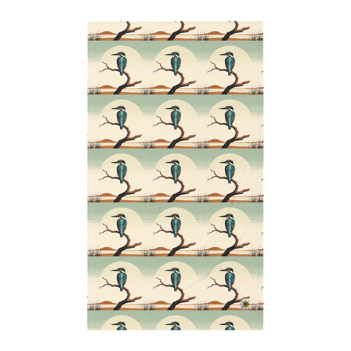 HD Stillwater Kingfisher Twin Jersey Flat Sheet