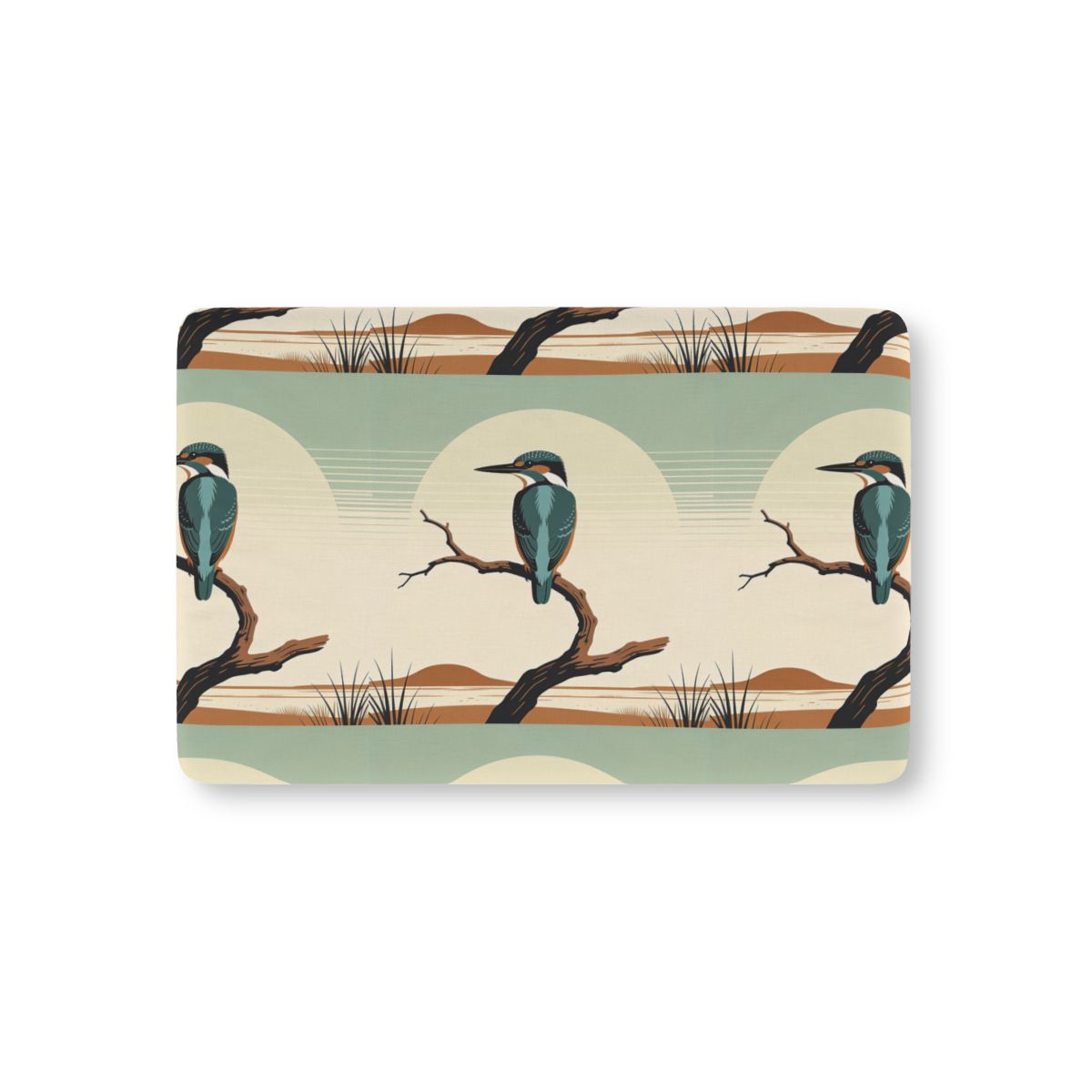 HD Stillwater Kingfisher Fitted Crib Sheet