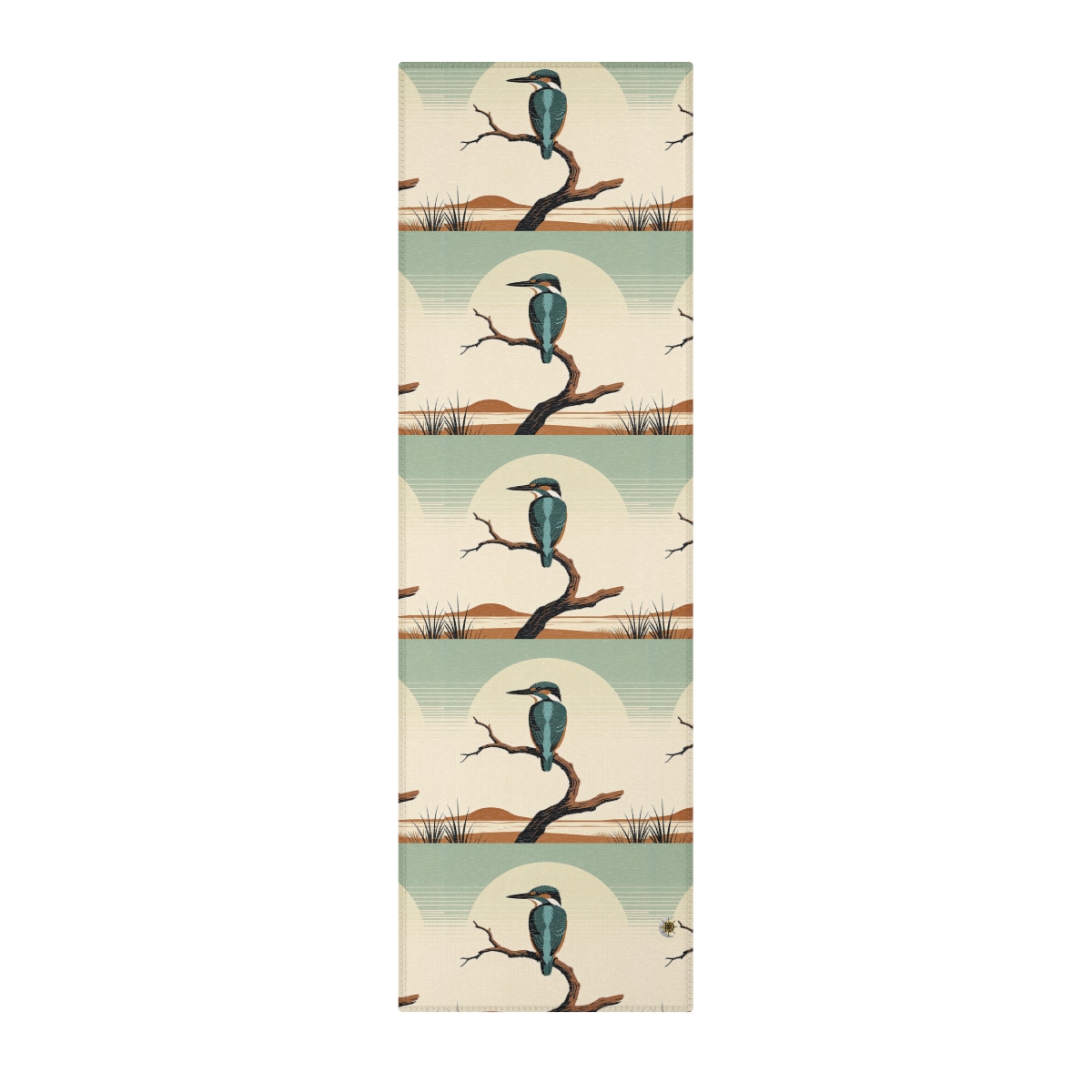 HD Stillwater Kingfisher Polyester Chenille Area Rug — additional view