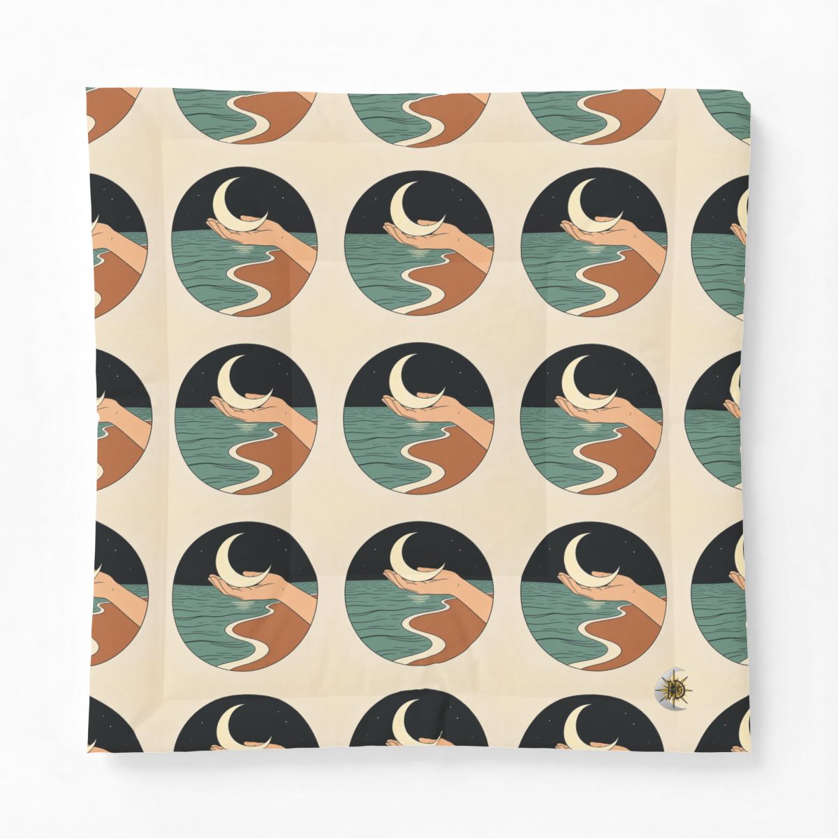 HD Moon in Hand Cotton-Shell Comforter — additional view