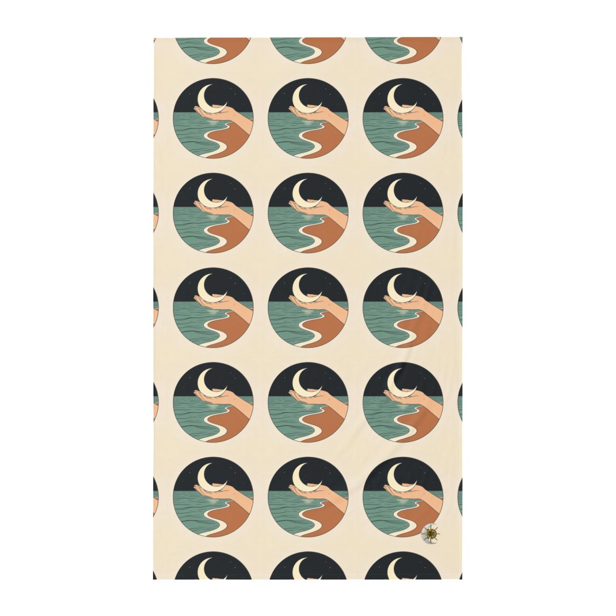 HD Moon in Hand Twin Jersey Flat Sheet