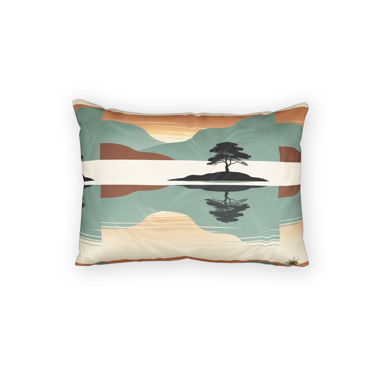 HD Quiet Lake Reflection 100% Cotton Pillow Sham