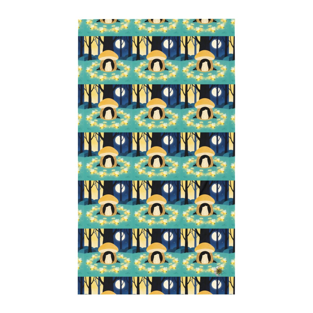 HD Moonlit Honey Circle Twin Jersey Flat Sheet