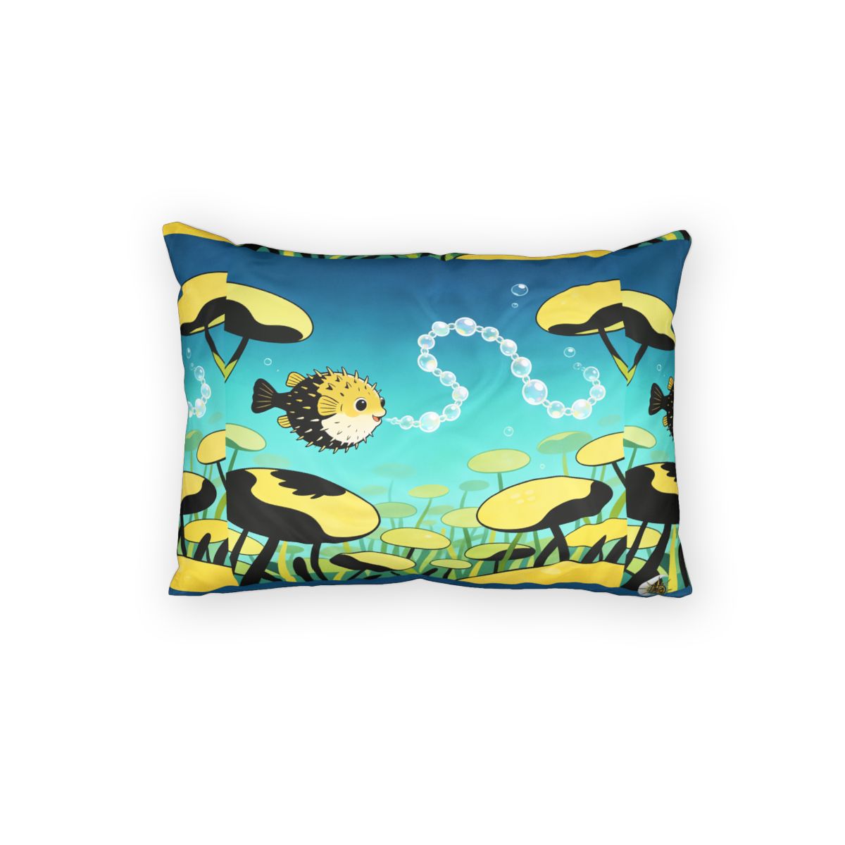 HD Bubblefin Meadow 100% Cotton Pillow Sham