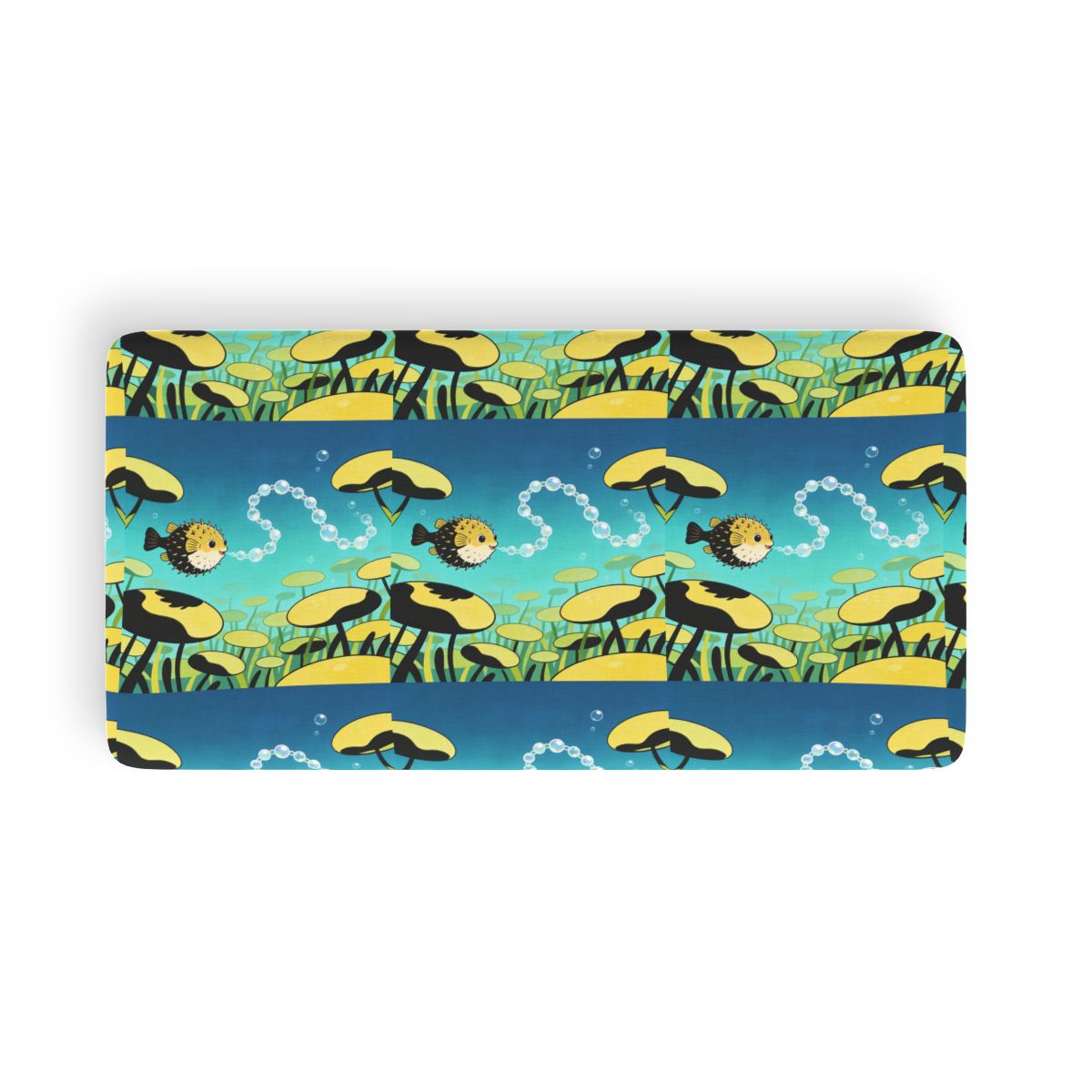 HD Bubblefin Meadow Twin Jersey Fitted Sheet