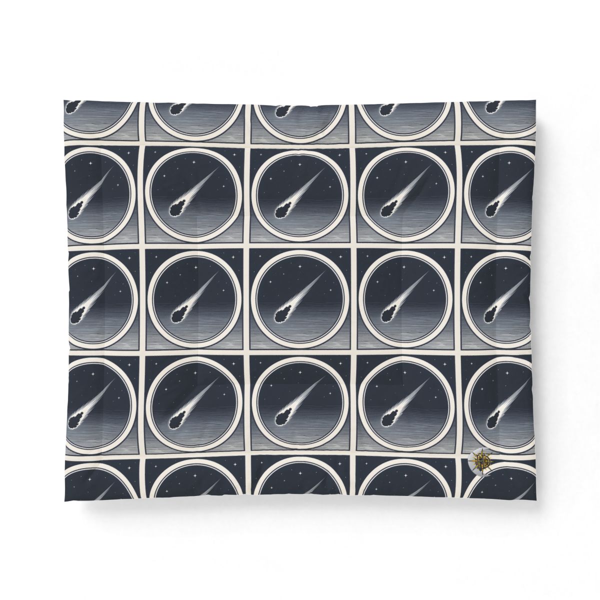 HD Midnight Meteor Cotton-Shell Comforter