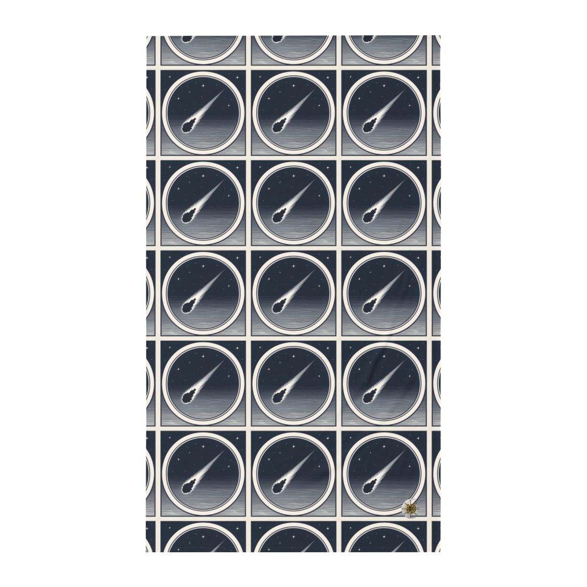 HD Midnight Meteor Twin Jersey Flat Sheet