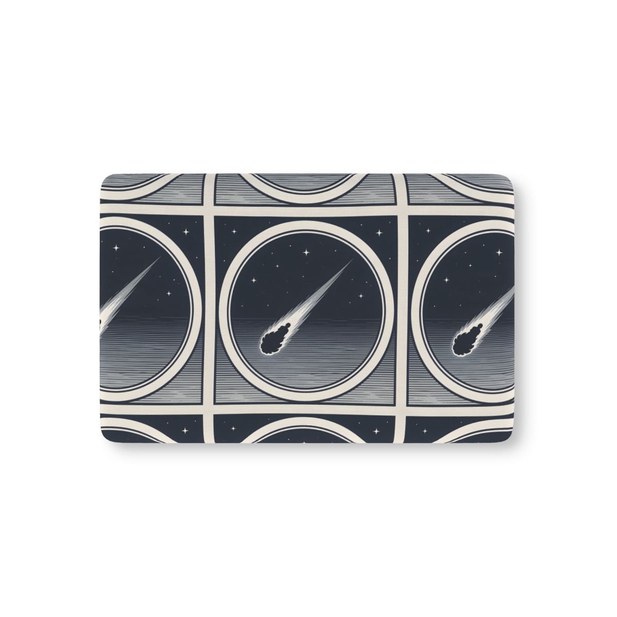 HD Midnight Meteor Fitted Crib Sheet
