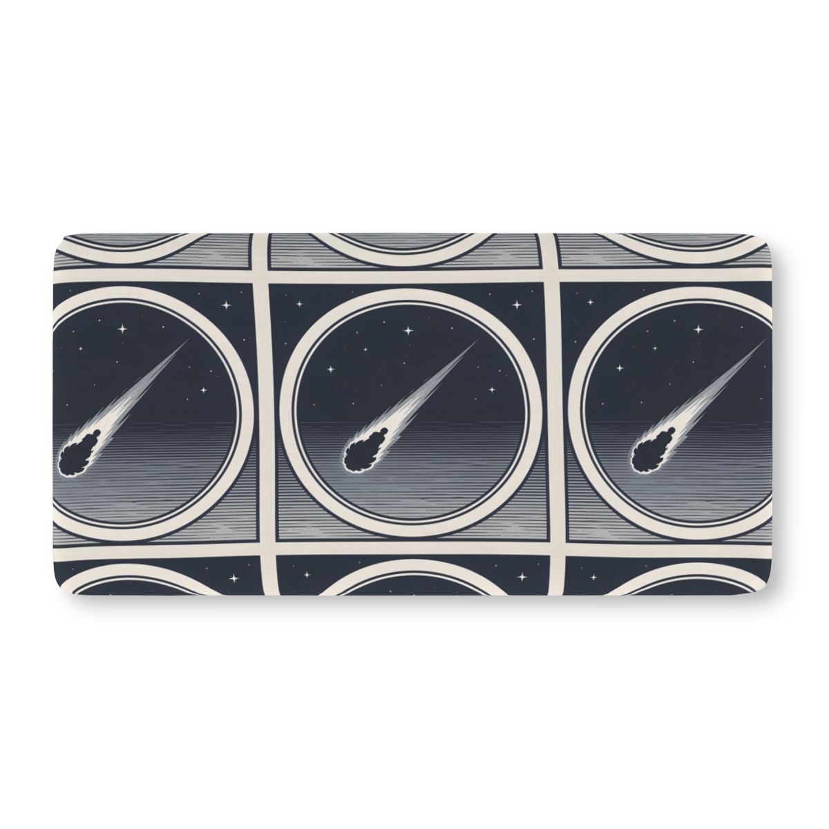 HD Midnight Meteor Fitted Crib Sheet — additional view