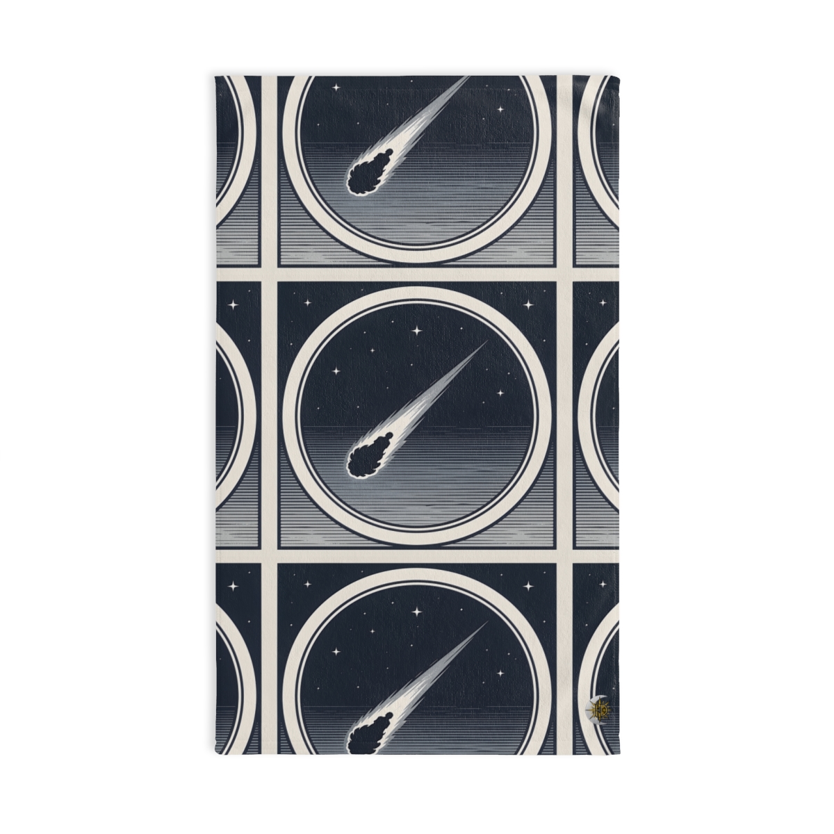 HD Midnight Meteor Printed Hand Towel