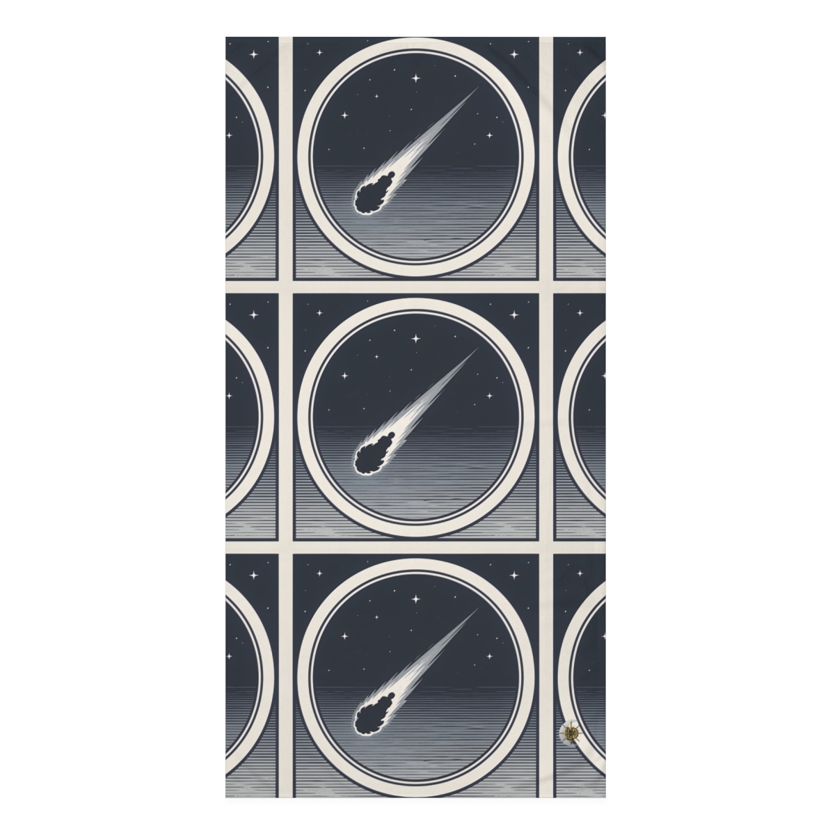 HD Midnight Meteor Mink-Cotton Bath Towel