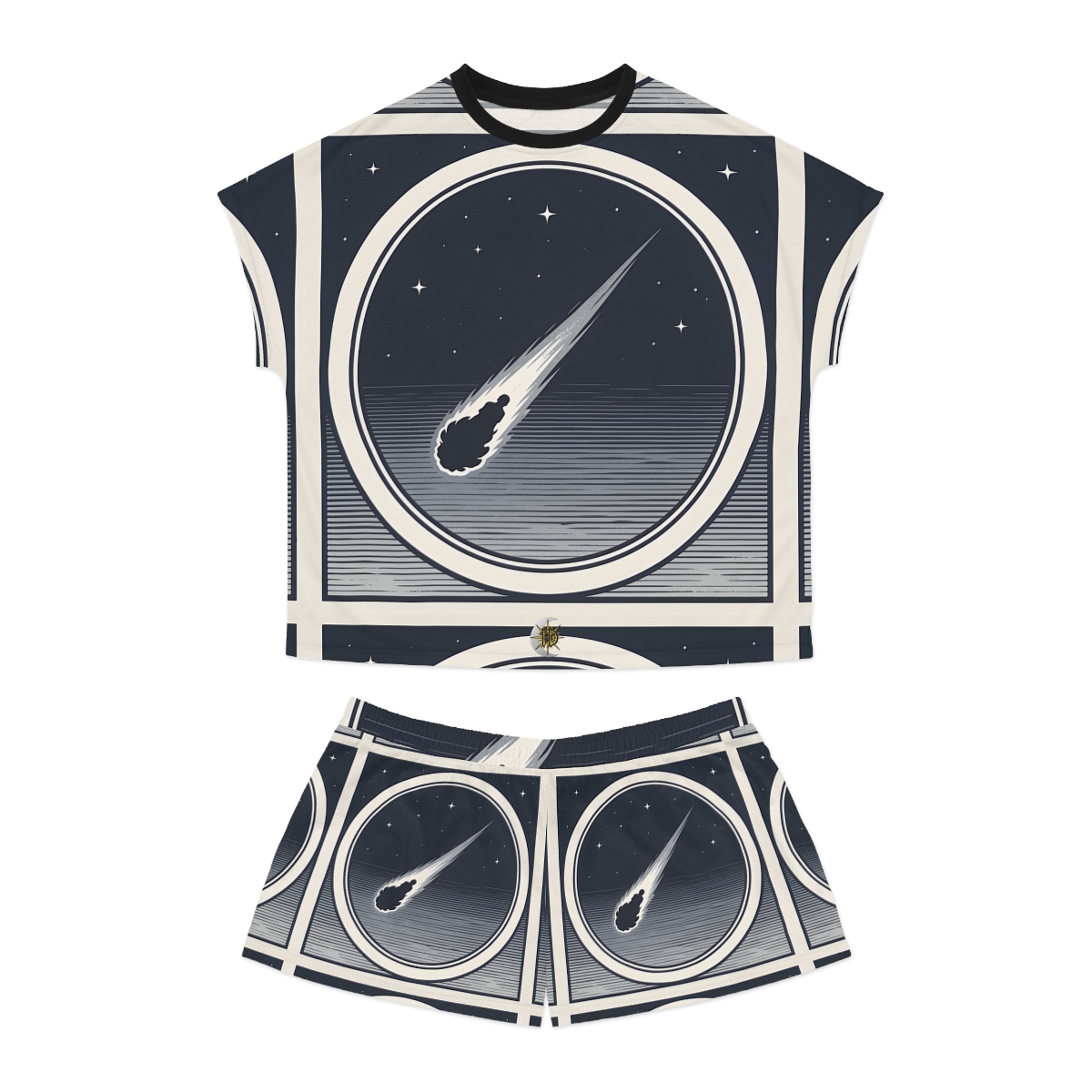 HD Midnight Meteor Women’s Short Pajama Set