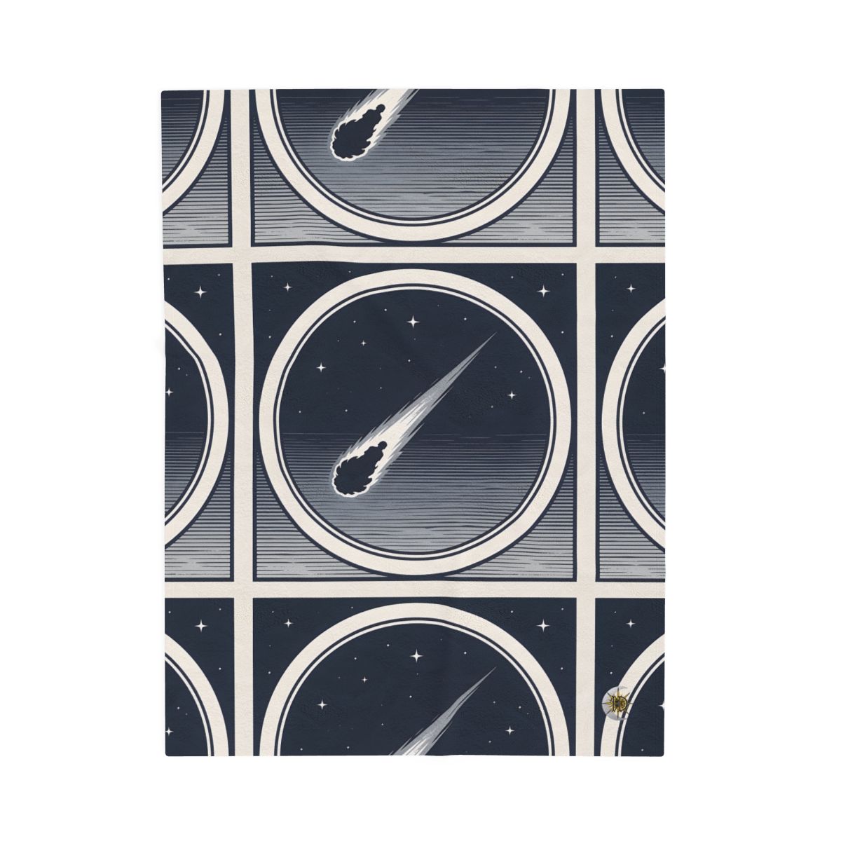 HD Midnight Meteor Velveteen Plush Blanket