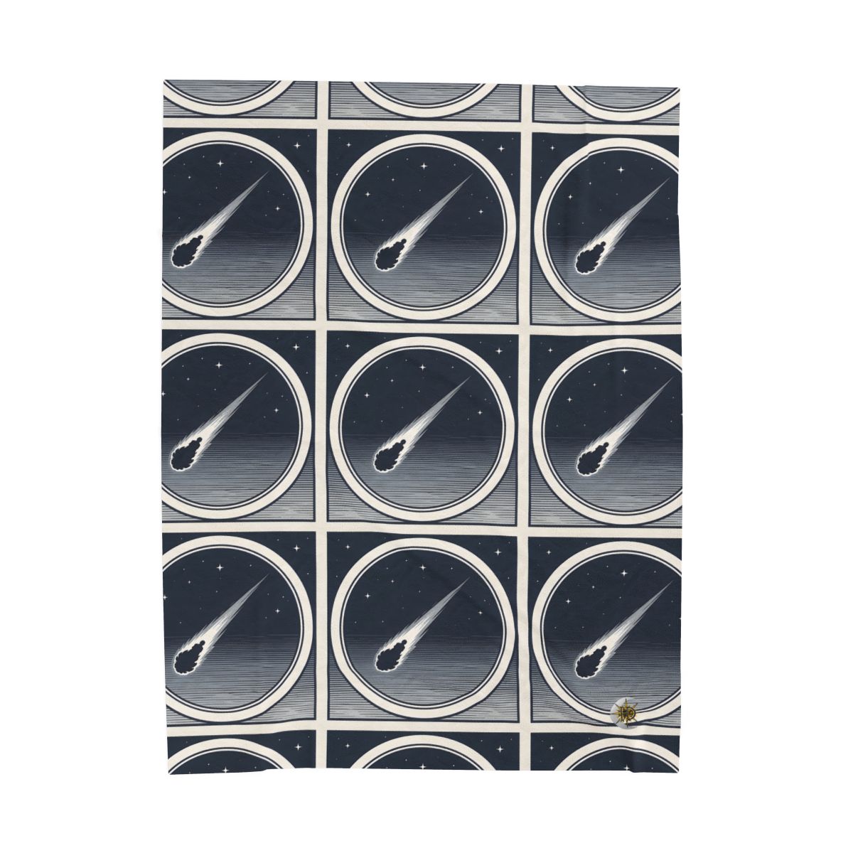 HD Midnight Meteor Velveteen Plush Blanket — additional view