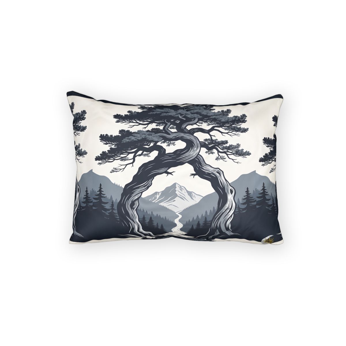 HD Twilight Pine Arch 100% Cotton Pillow Sham