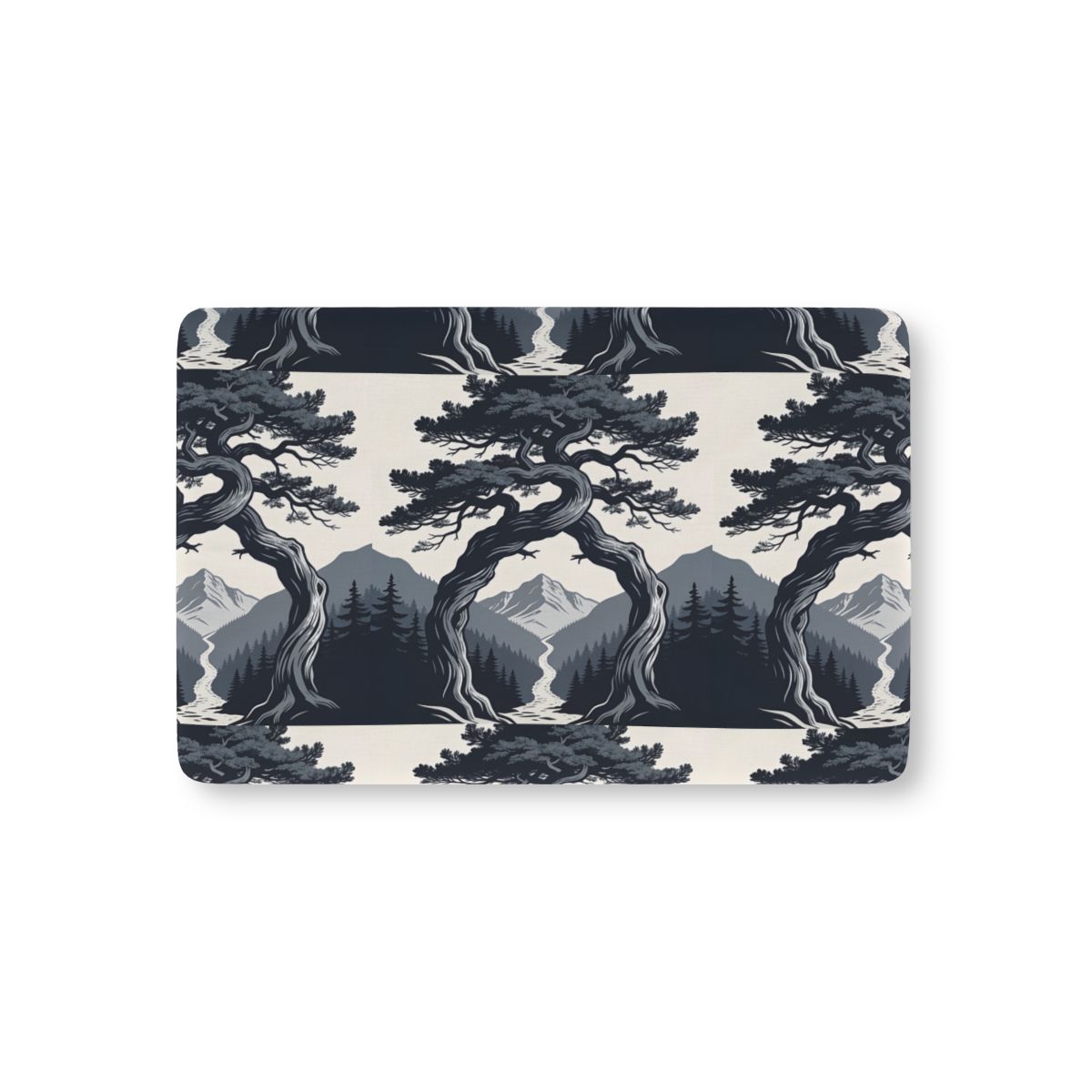 HD Twilight Pine Arch Fitted Crib Sheet