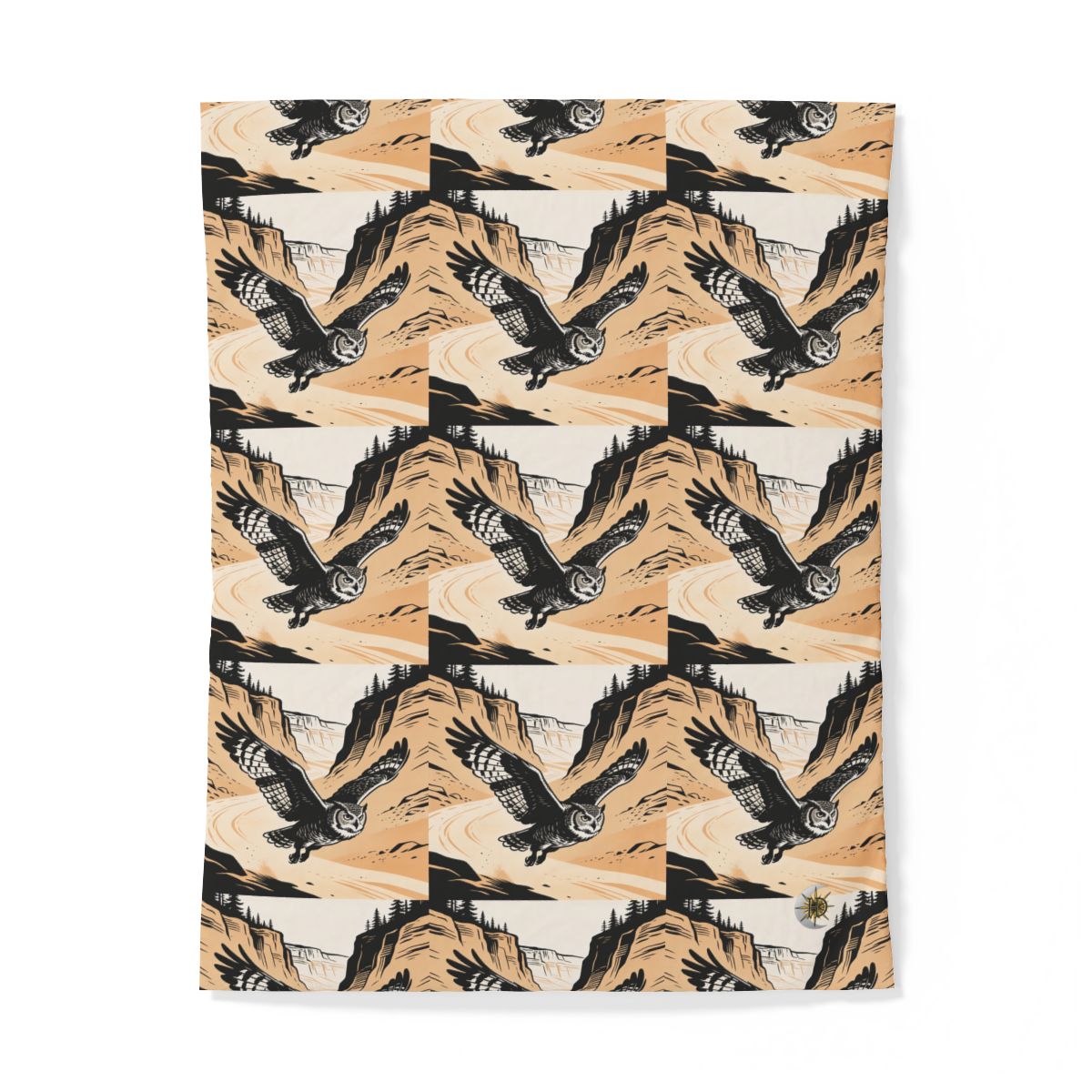 HD Canyon Owl 100% Cotton Duvet Cover