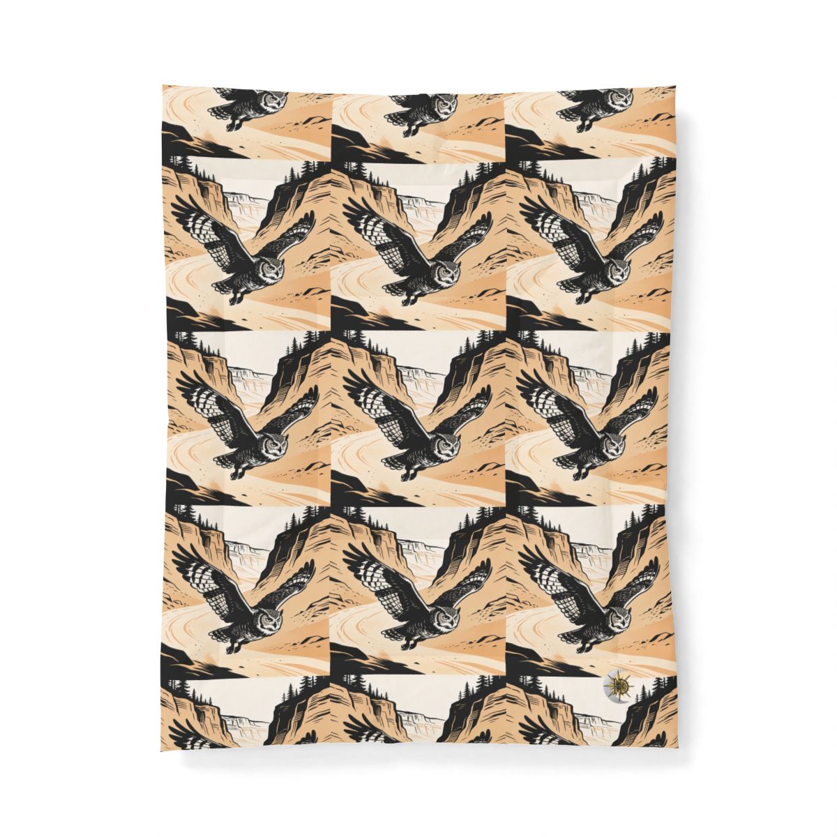HD Canyon Owl Cotton-Shell Comforter — additional view