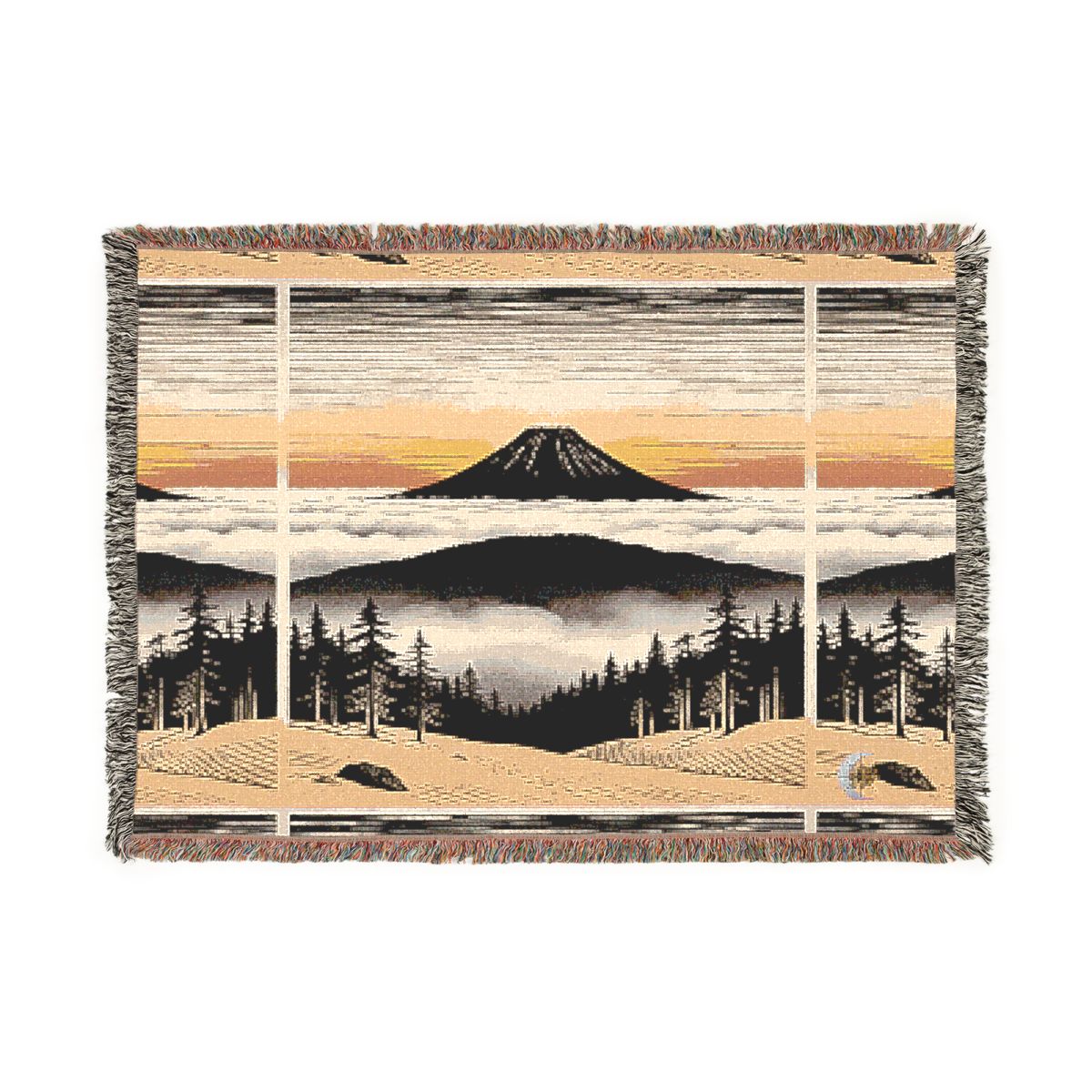 HD Sunrise Above the Clouds 100% Cotton Woven Blanket