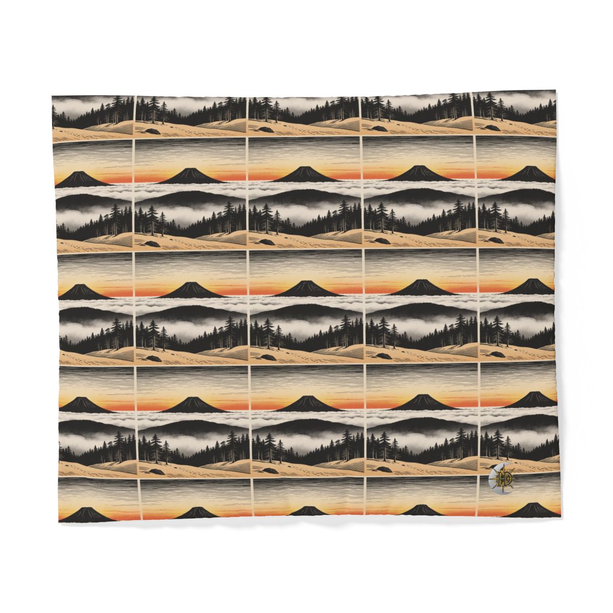 HD Sunrise Above the Clouds 100% Cotton Duvet Cover — additional view