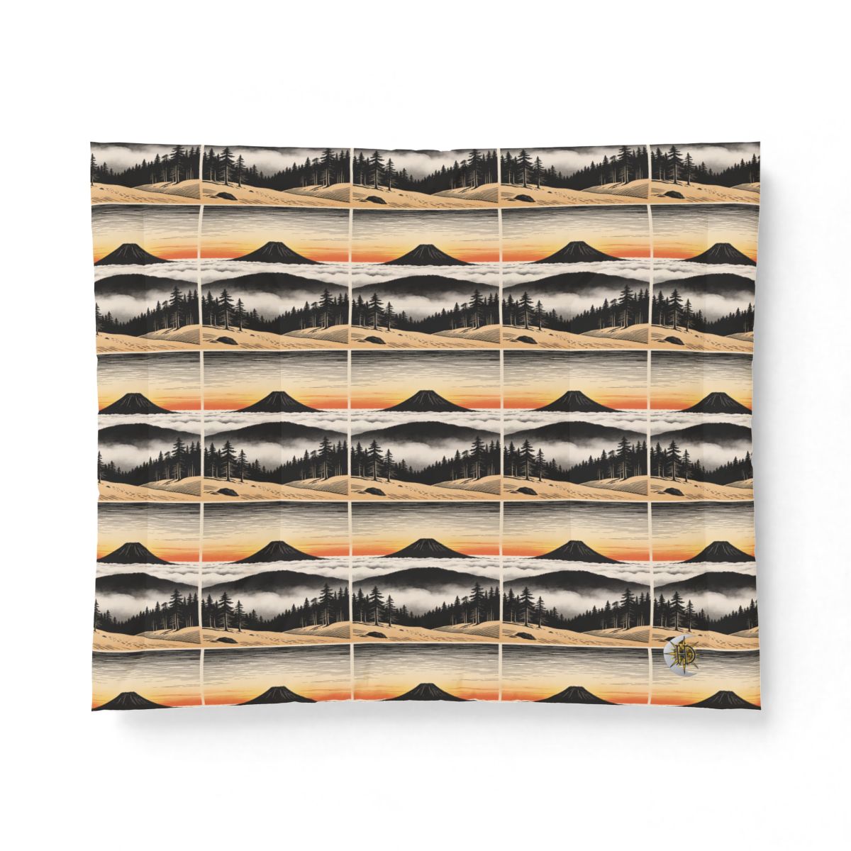 HD Sunrise Above the Clouds Cotton-Shell Comforter