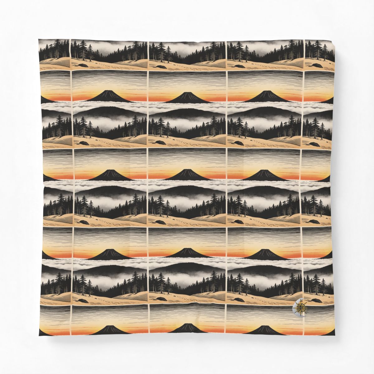 HD Sunrise Above the Clouds Cotton-Shell Comforter — additional view