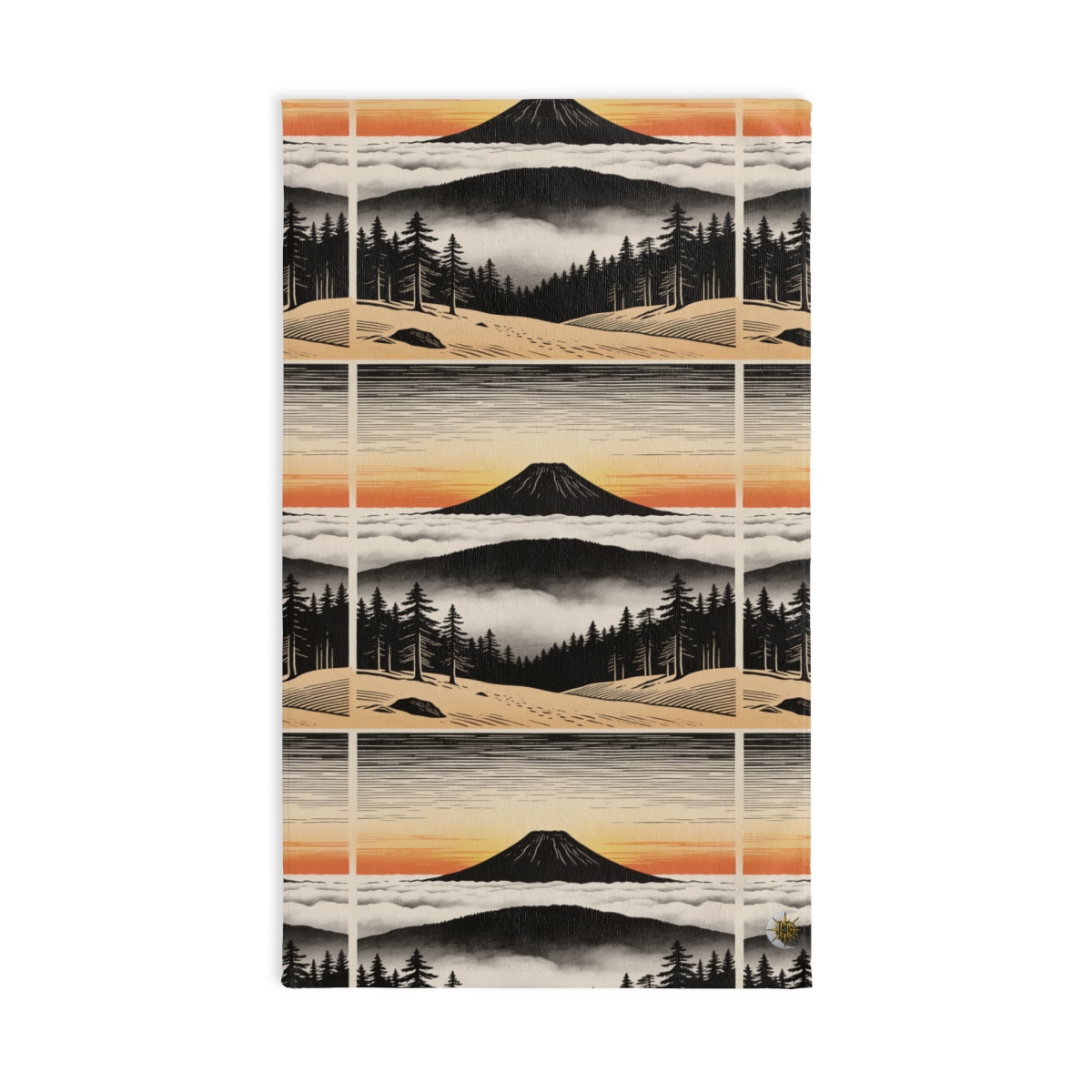 HD Sunrise Above the Clouds Printed Hand Towel