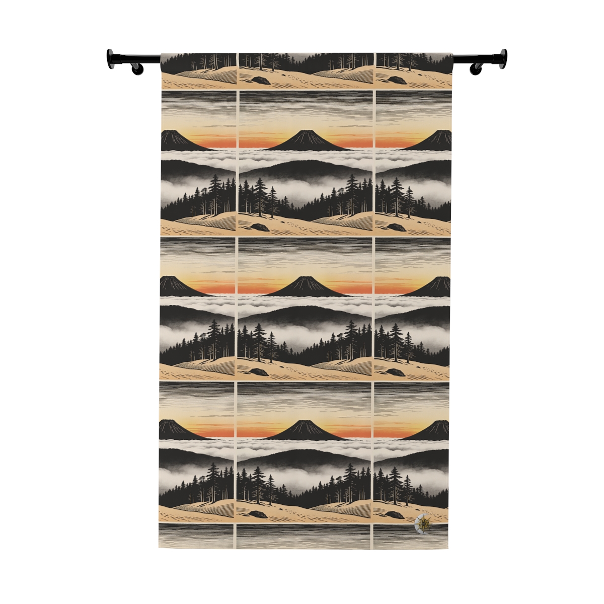 HD Sunrise Above the Clouds Blackout Window Curtain Panel