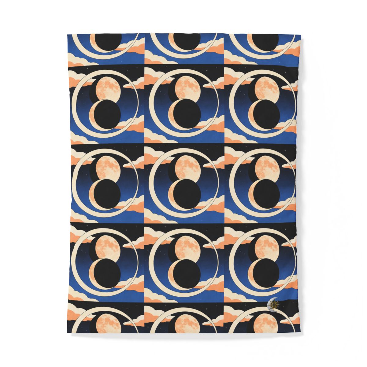 HD Moonrise Orbit 100% Cotton Duvet Cover