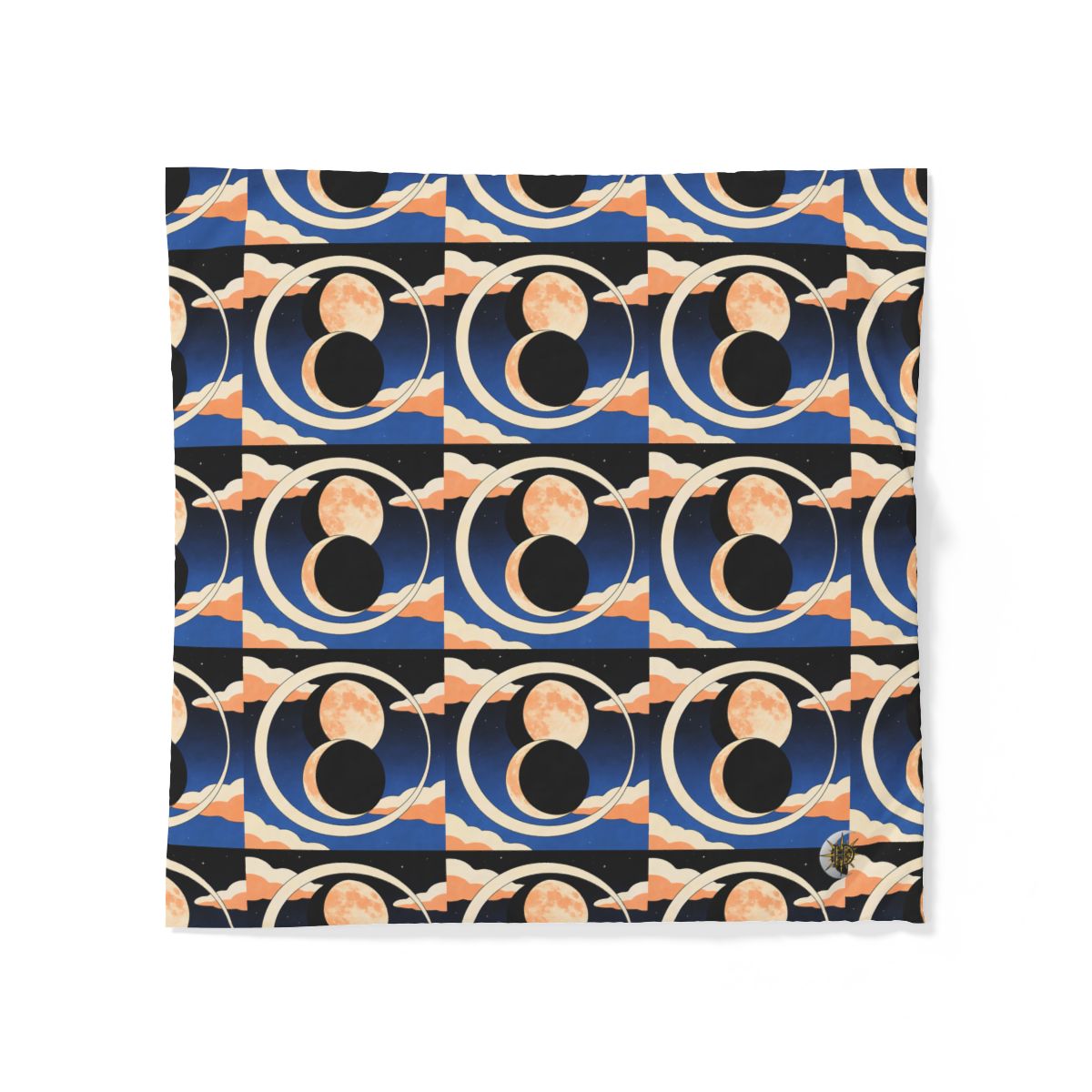 HD Moonrise Orbit 100% Cotton Duvet Cover — additional view