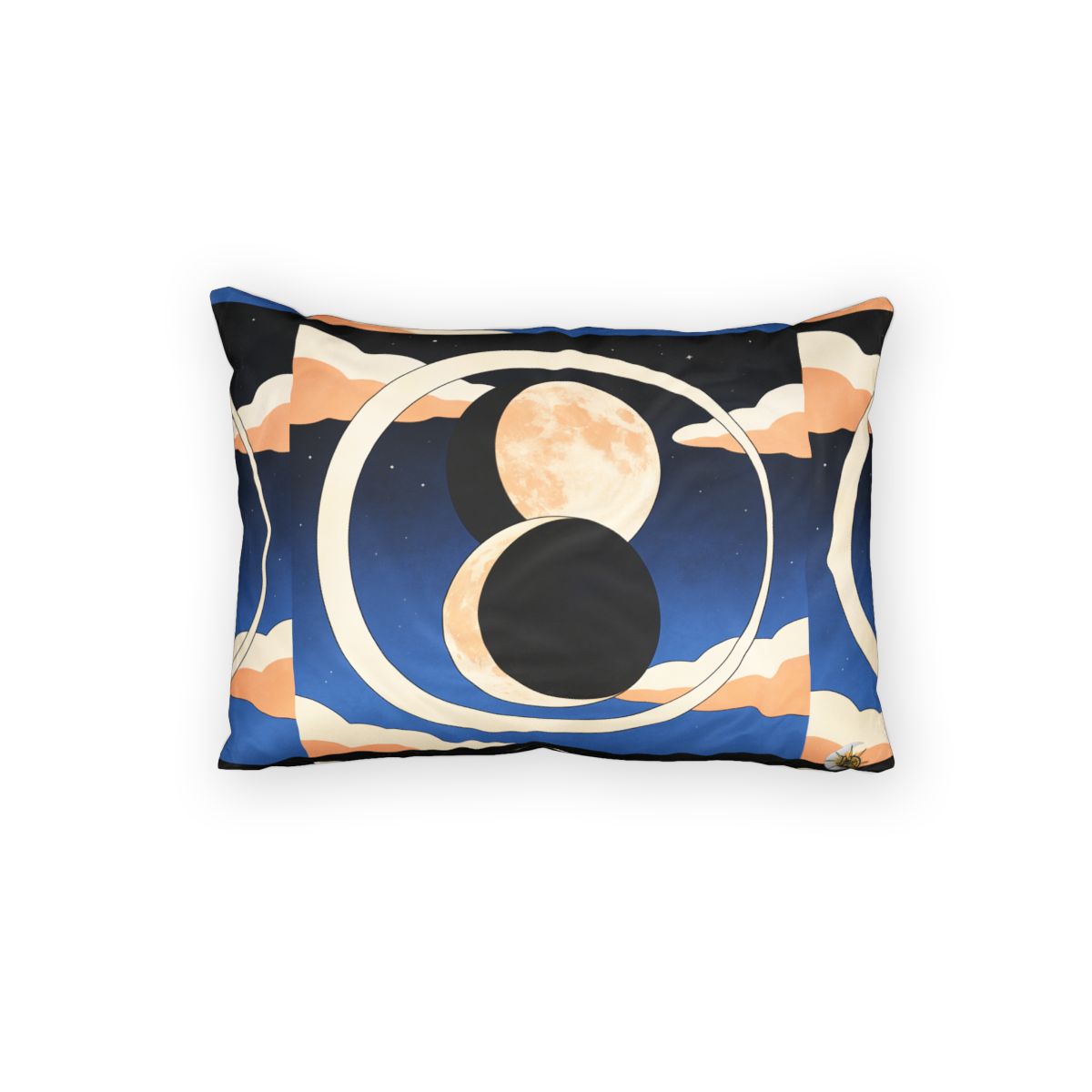 HD Moonrise Orbit 100% Cotton Pillow Sham