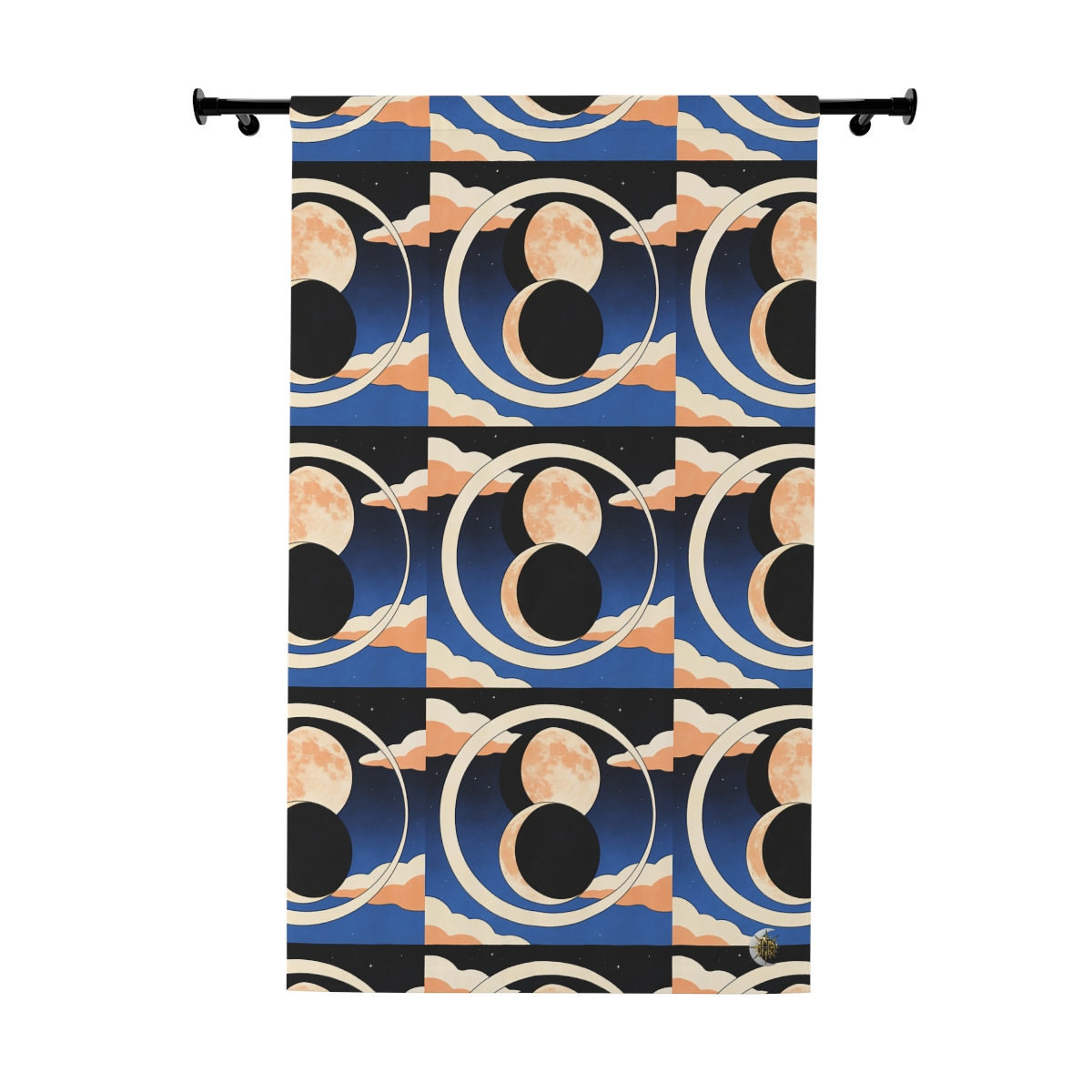 HD Moonrise Orbit Blackout Window Curtain Panel