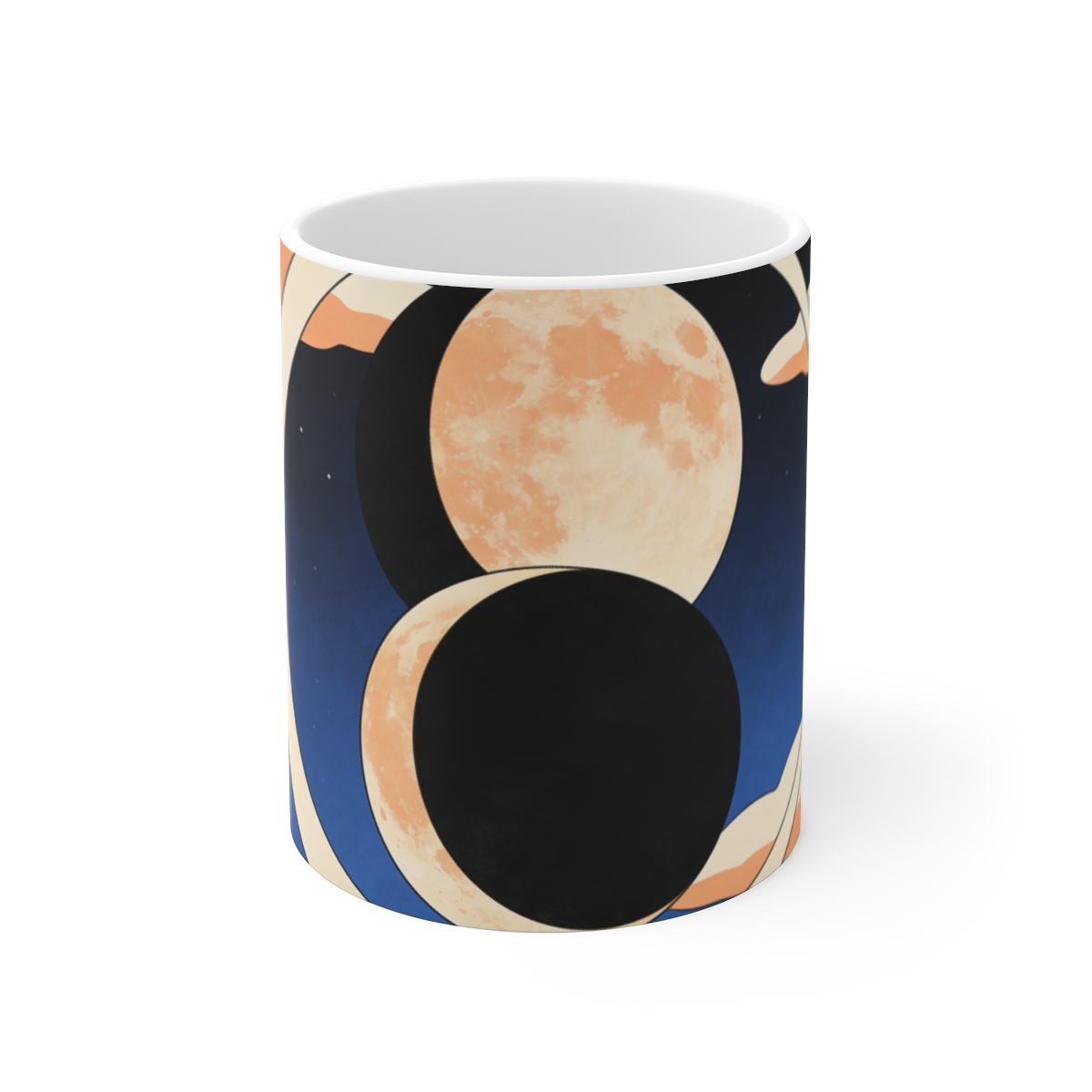 HD Moonrise Orbit Ceramic Mug 11oz