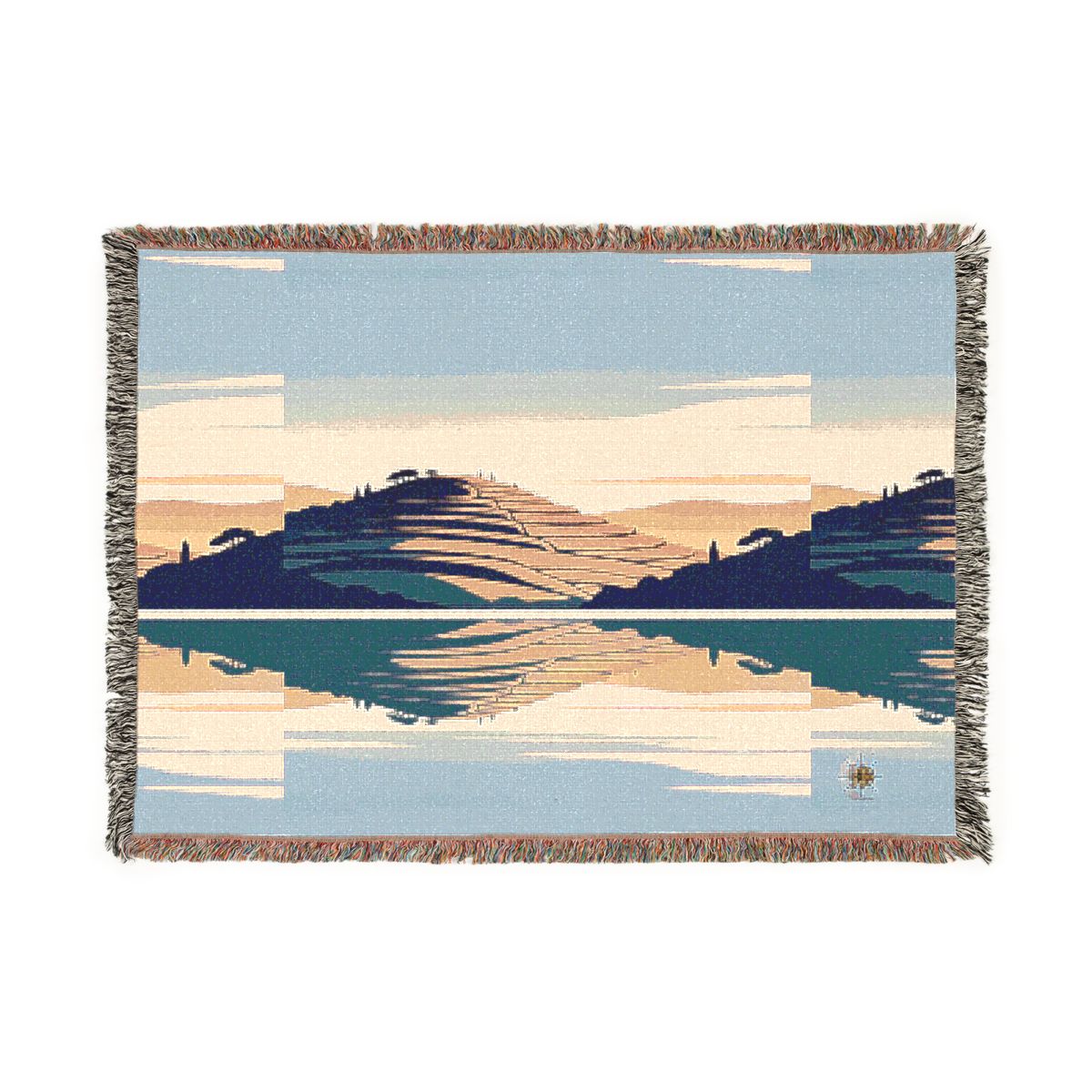 HD Terrace Reflections 100% Cotton Woven Blanket