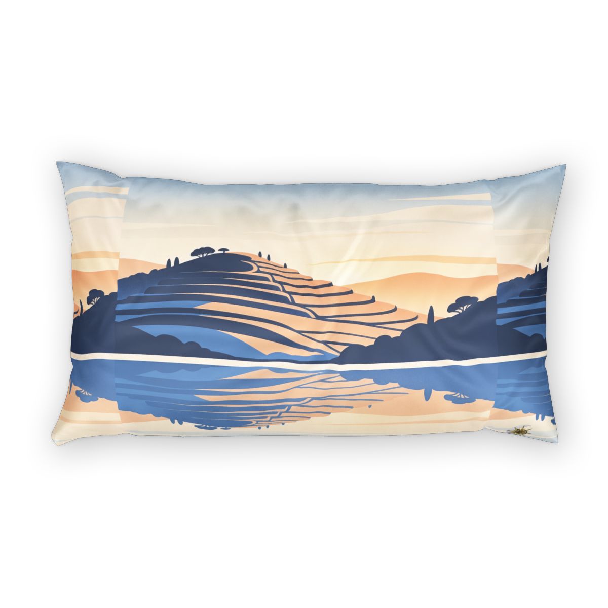 HD Terrace Reflections 100% Cotton Pillow Sham — additional view