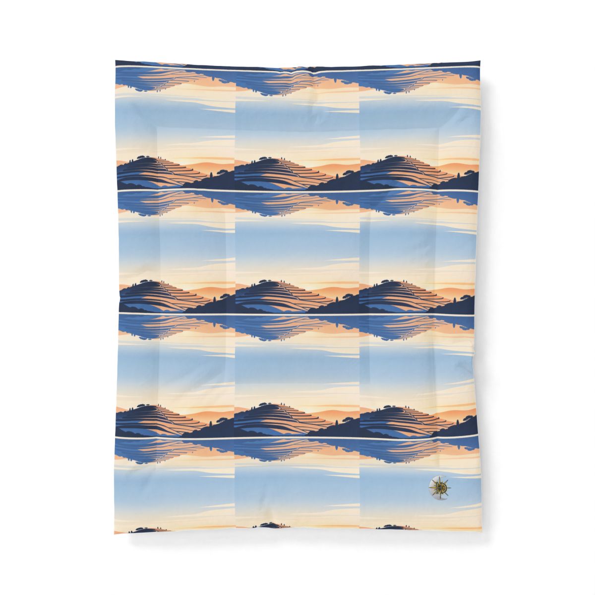 HD Terrace Reflections Cotton-Shell Comforter — additional view
