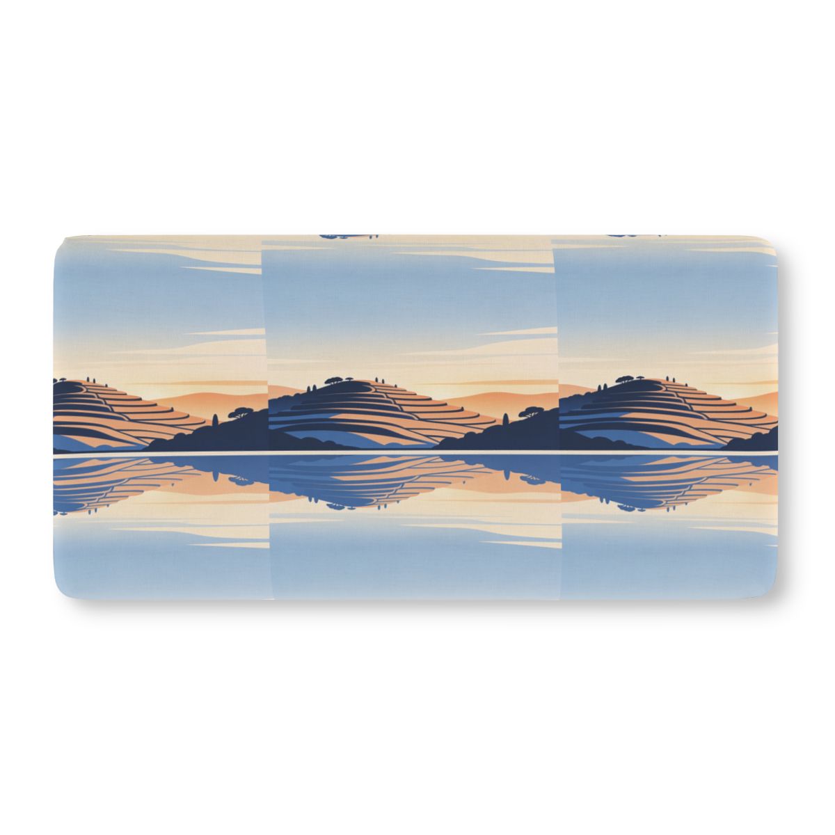 HD Terrace Reflections Fitted Crib Sheet — additional view