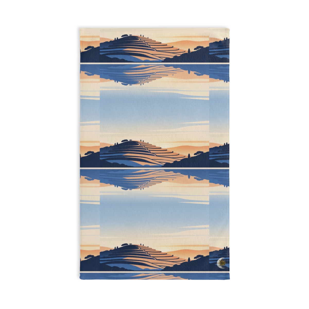 HD Terrace Reflections Printed Hand Towel