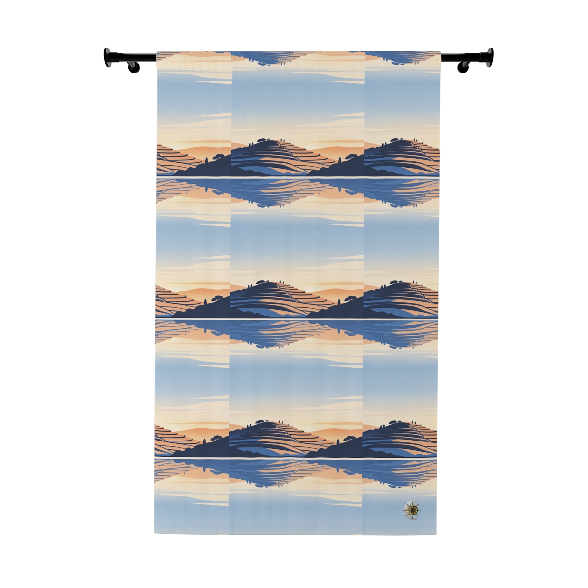 HD Terrace Reflections Blackout Window Curtain Panel