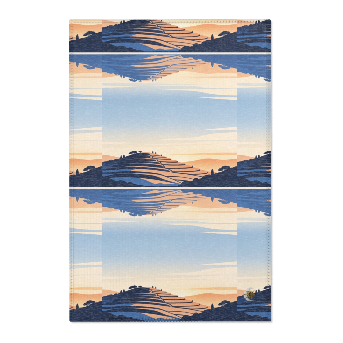 HD Terrace Reflections Polyester Chenille Area Rug