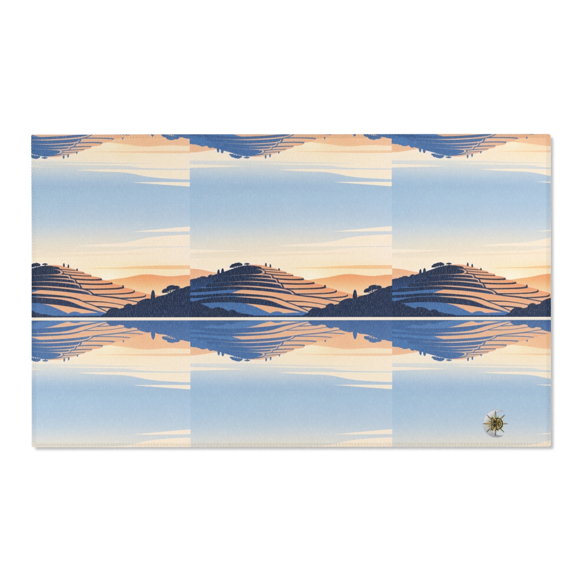 HD Terrace Reflections Polyester Chenille Area Rug — additional view