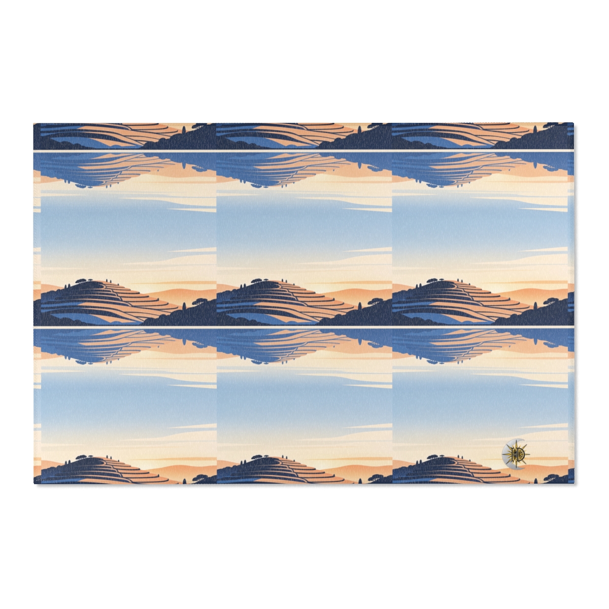 HD Terrace Reflections Polyester Chenille Area Rug — additional view